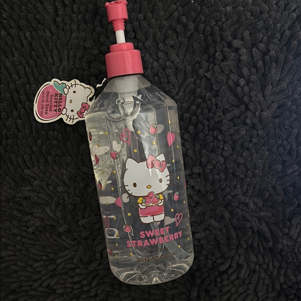Hello Kitty Pink Hand Soap with Kawaii Design